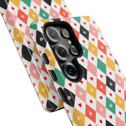 Colorful Hearts Samsung Galaxy Phone Case - Stylish Tough Cases for Everyday Protection