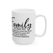 Family Definition Ceramic Mug - Gift for Loved Ones