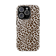 Stylish Leopard Print Tough Phone Case - Durable Protection for Your Device