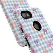 Bow-Patterned Google Pixel Phone Case - Stylish Protection for Your Device