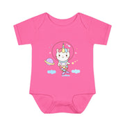 Cute Unicorn Space Adventure Infant Bodysuit - Baby Onesie for Newborns