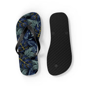 Tropical Leaf Flip Flops | Summer Beach Sandals for Vacation