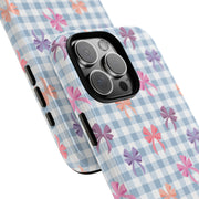 Cute Bow Pattern iPhone Case - Tough Cases for Girls & Women