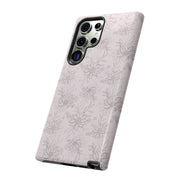 Floral Tough Samsung Galaxy Phone Case - Durable Design for Nature Lovers