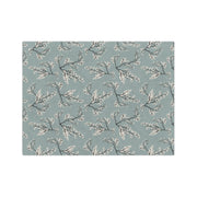 Cozy Floral Velveteen Microfiber Blanket - Perfect for Home Decor & Gifting