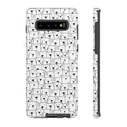 Cute Dog Pattern Samsung Galaxy Phone Case - Tough Cases for Pet Lovers