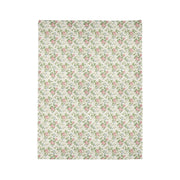 Floral Cozy Polyester Blanket - Soft Floral Design for Home Decor