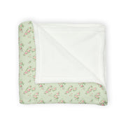 Cozy Floral Soft Polyester Blanket - Perfect for Home Décor and Gifting