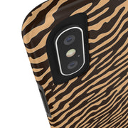 Wild Tiger Print Tough Phone Case – Durable Protection for Adventurers