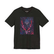 Nature-Inspired Graphic Tee - Wolf & Deer Design