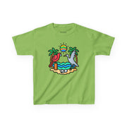 Tropical Birds Kids Tee - Fun Wildlife Design for Summer Adventures