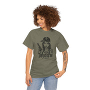 Devotree Unisex Heavy Cotton Tee - Edgy Tattooed Woman Design
