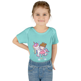 Adorable Princess Unicorn Baby Bodysuit - Cute Infant Outfit for Girls