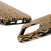 Wild Tiger Print Tough Phone Case - Stylish and Durable