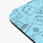 Business-Themed Mouse Pad | Creative Workspace Accessory for Professionals and Entrepreneurs