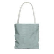 Chic Polka Dot Tote Bag - Aqua Blue Reusable Shopping Bag
