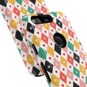 Colorful Diamond Pattern Google Pixel Phone Case - Tough Cases