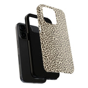 Leopard Print Tough Phone Case - Stylish & Durable Protection