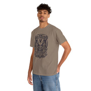 Unisex Heavy Cotton Tee - Fierce Guardian Graphic T-Shirt