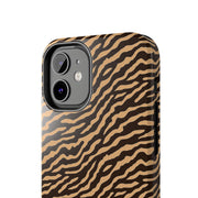 Wild Tiger Print Tough Phone Case – Durable Protection for Adventurers