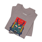 Merge Graphic Unisex Jersey Tee - Edgy Skull Design