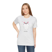 Cute Cat Devotion Unisex Short Sleeve Tee - Fun & Playful T-Shirt for Cat Lovers