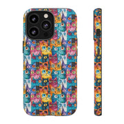 Playful Cat iPhone Case - Tough & Colorful Design