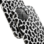 Stylish Cow Print Tough Phone Case - Durable Protection for Animal Lovers