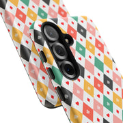 Colorful Hearts Samsung Galaxy Phone Case - Stylish Tough Cases for Everyday Protection