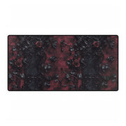 Gothic Rose Desk Mat - Elegant Workspace Accessory for Dark Aesthetic