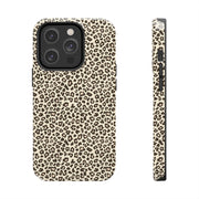Leopard Print Tough Phone Case - Stylish & Durable Protection