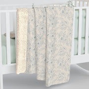 Cozy Floral Sherpa Fleece Blanket for Home & Gifts
