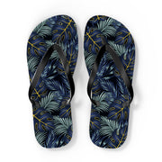 Tropical Leaf Flip Flops | Summer Beach Sandals for Vacation