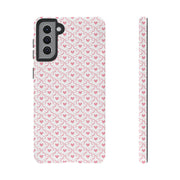 Stylish Samsung Galaxy Phone Case with Pink Ribbon Design