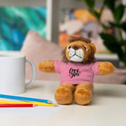Cute Stuffed Animal with 'Love You' Tee - Perfect Gift for Kids and Beloved Ones