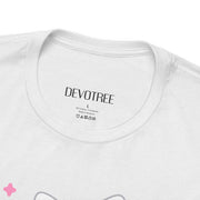 Cute Cat Devotion Unisex Short Sleeve Tee - Fun & Playful T-Shirt for Cat Lovers
