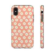 Floral Tough Phone Case with Daisy Design