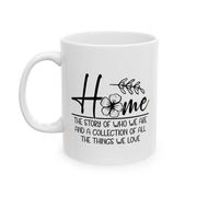 Cozy Home Ceramic Mug - Perfect Gift for Housewarmings & Everyday Use