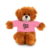 Cute Stuffed Animal with 'Love You' Tee - Perfect Gift for Kids and Beloved Ones
