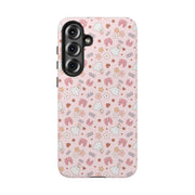 Cute Floral Tough Samsung Galaxy Phone Case for Kids & Teens