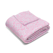 Cozy Pink Floral Arctic Fleece Blanket for Warmth and Comfort