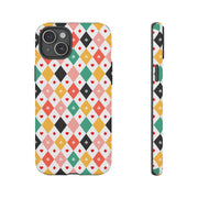 Colorful Playing Card Pattern Tough Case for iPhone