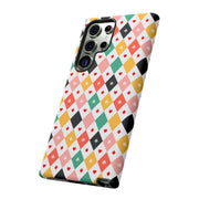 Colorful Hearts Samsung Galaxy Phone Case - Stylish Tough Cases for Everyday Protection