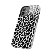 Stylish Cow Print Tough Phone Case - Durable Protection for Animal Lovers