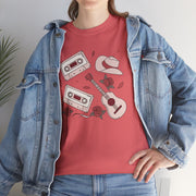 Retro Music Unisex Heavy Cotton Tee