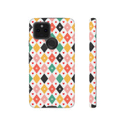 Colorful Diamond Pattern Google Pixel Phone Case - Tough Cases