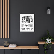 Family Love Matte Canvas Print