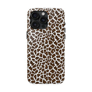 Stylish Leopard Print Tough Phone Case - Durable Protection for Your Device