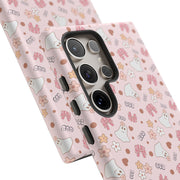 Cute Floral Tough Samsung Galaxy Phone Case for Kids & Teens
