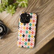 Colorful Playing Card Pattern Tough Case for iPhone